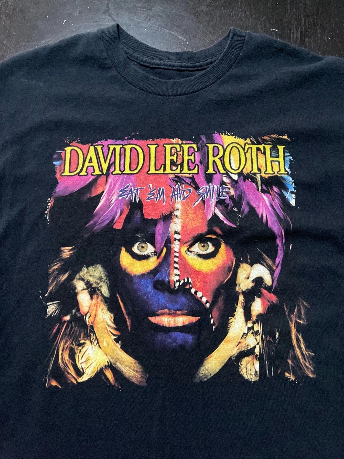

David Lee Roth Eat Em And Smile T Shirt, Black, No Tag - Fits S/M M