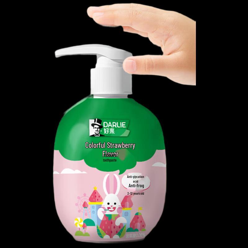

Hawley Dazzling Strawberry Kids Press Pump Toothpaste