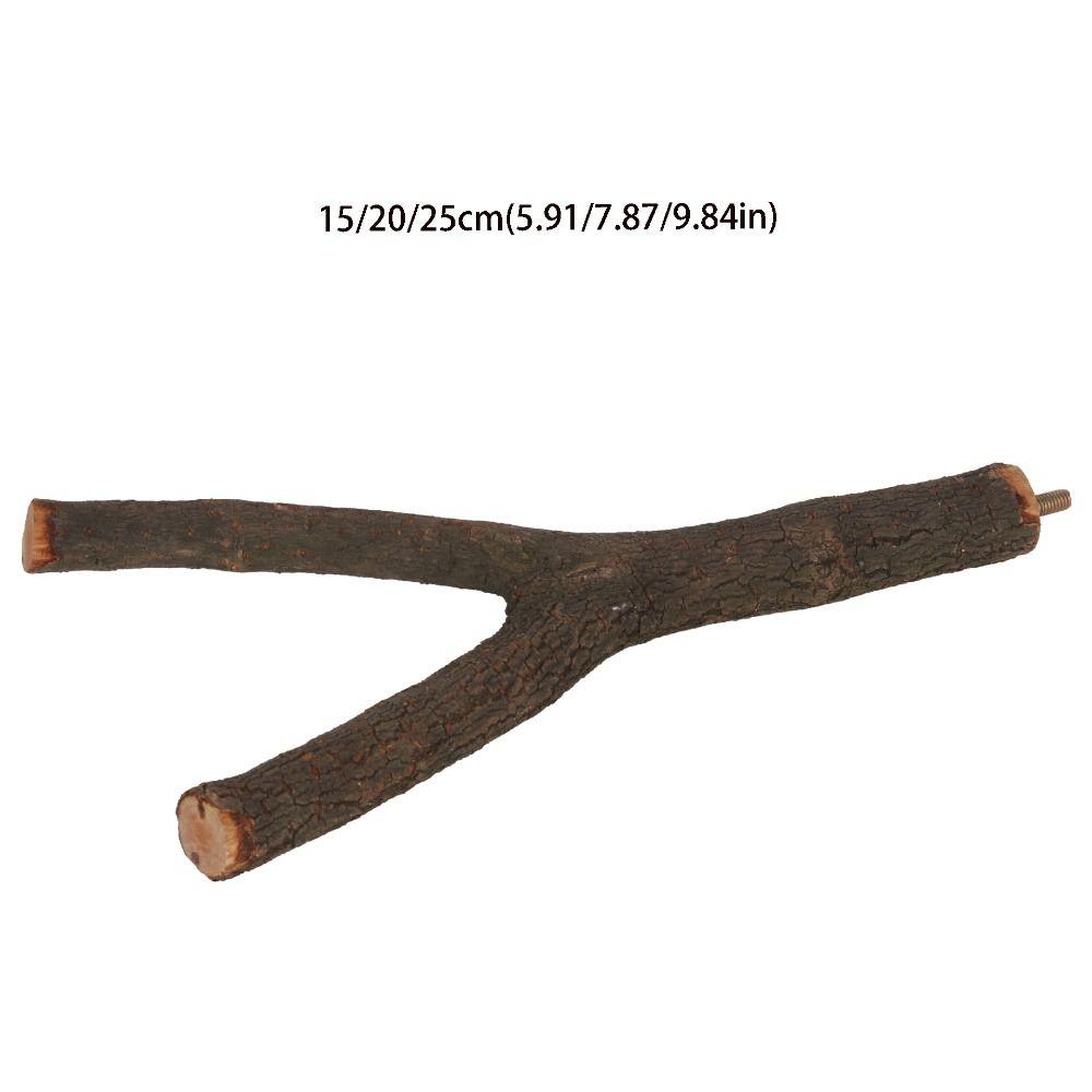 Grinding Teeth Claw Sticks 15/20/25cm Bird Cage Sticks Wooden Natural Bird Tree Branch Perches Hanging Funny Bird Small Animal