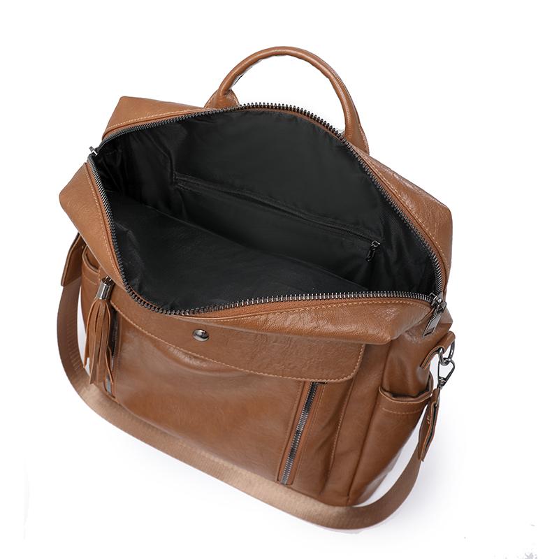 Women's Backpack Color Contrast Outdoor Travel Backpack Dual-use Shoulder Bag