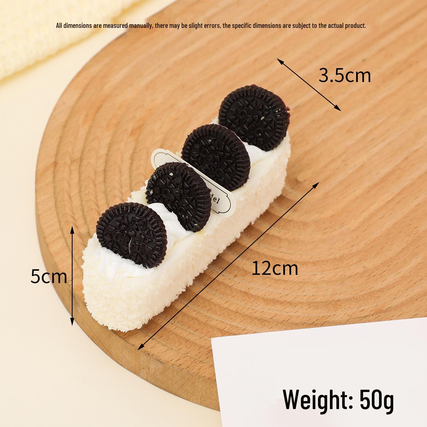PU Fruit Cream Cake Model: Fridge Magnet & Display Prop for Shop and Photography. Fridge Magnet Version