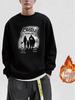 Men's Plus Size Winter Versatile Long-Sleeve Hoodie and Base Layer