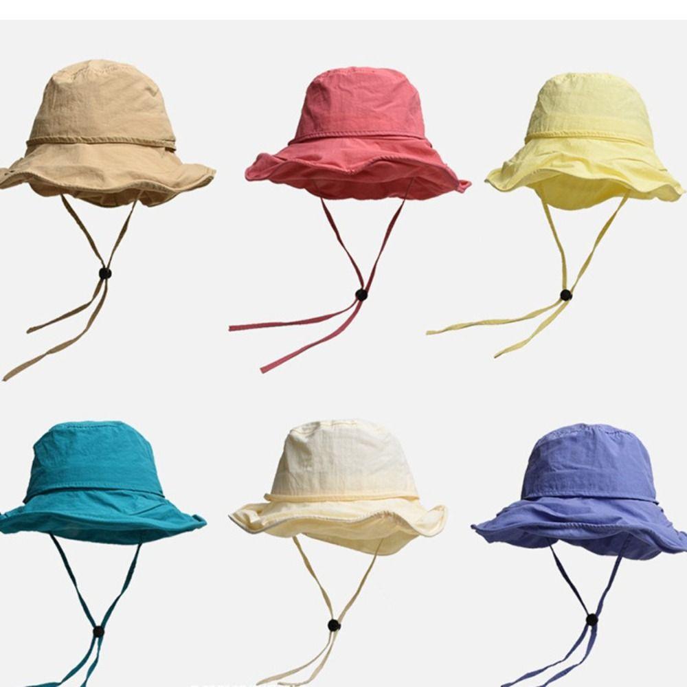 

Women Big Brimmed Fishing Hat Casual Quick Drying Basin Cap New Thin Fisherman Hat