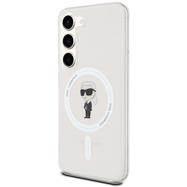 Karl Lagerfeld Klhms24Shfcknot S24 S921 Transparent Hardcase Iml Ikonik Magsafe