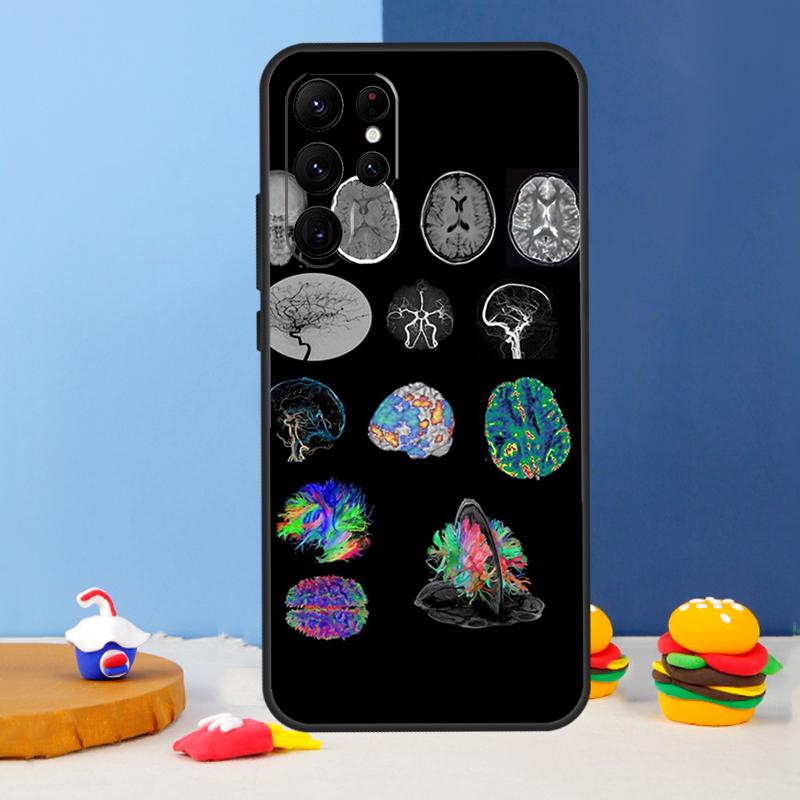 

Чехол для телефона Анатомия Мозга для Samsung Galaxy S24 Ultra S9 S10 S20 FE S22 S21 S23 Plus S25 Ultra Чехол Coque Galaxy S23 Plus