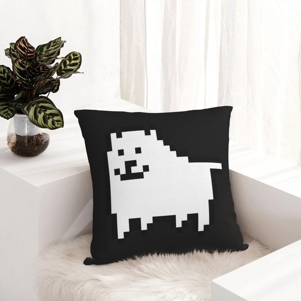 Annoying Dog In Space Undertale Toby Video Game Rpg Pillowcase Cushion Comfort Throw Pillow Sofa Decorative Cushions Used