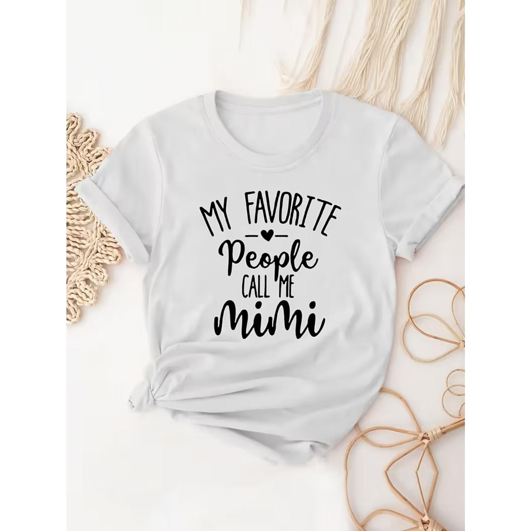 

Mimi Printed Short-Sleeve Round-Neck Casual Top for Women XXL білий