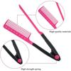 1 Piece V-shaped Straightener Hairdressing Straightening Brush Salon V Comb Straightener Styling Hair Folding Hair Styling Tool