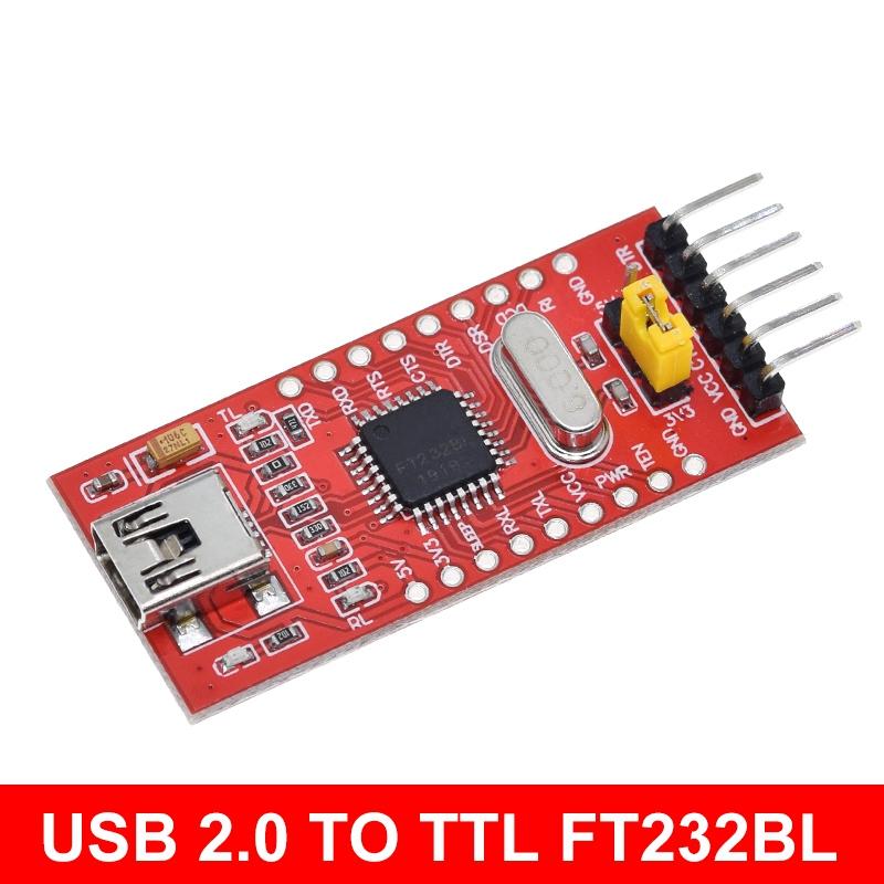 FT232BL FT232RL Basic Breakout Board FTDI FT232 USB TO TTL 5V 3.3V Debugger Download Cable To Serial Adapter Module For Arduino