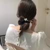 Pearl Super Elastic Hair Band, Leather Band Hair Accessory, Headband Hair Tie, Simple and Elegant Feminine Style