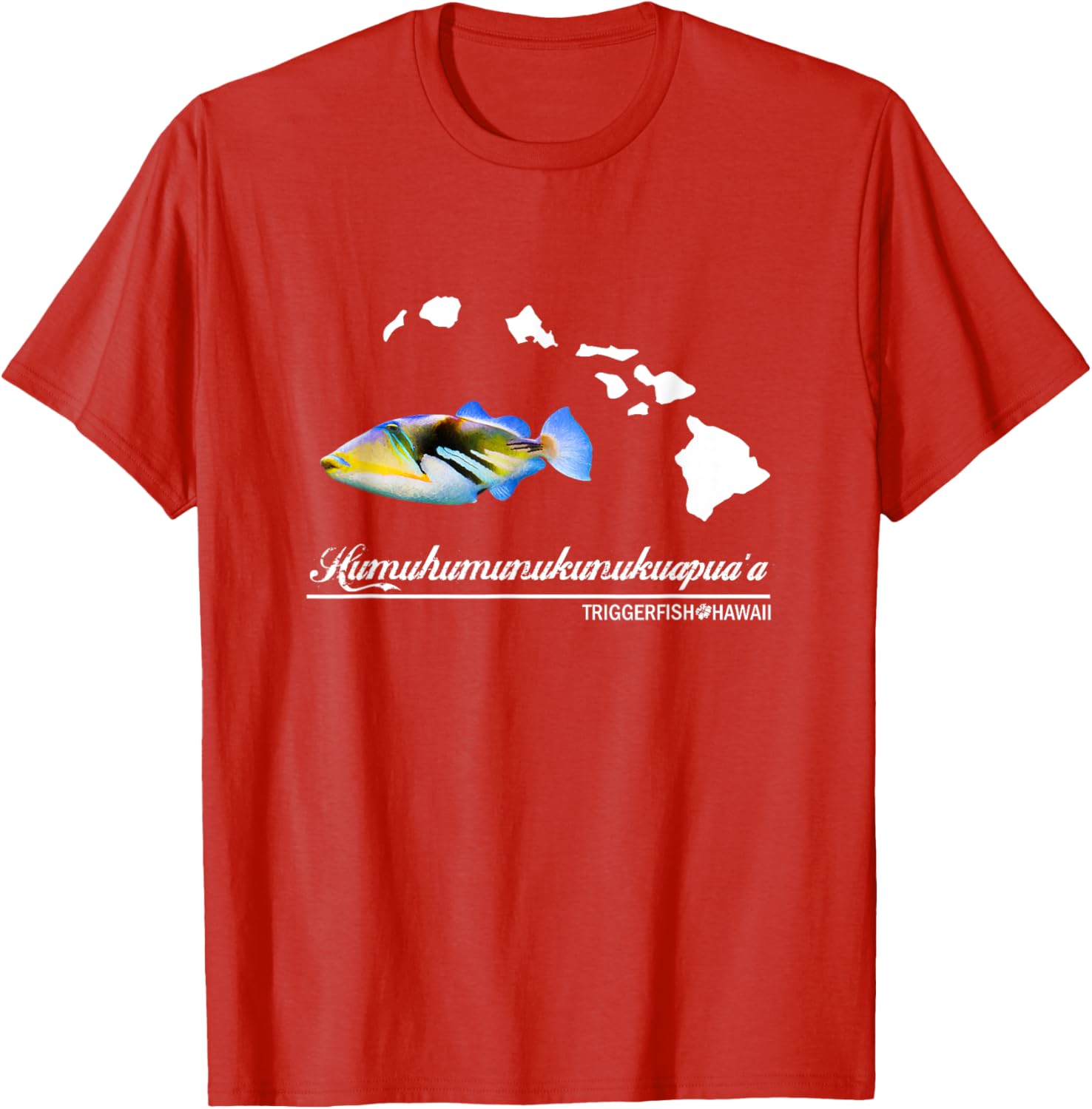 Humuhumunukunukuapua a Triggerfish Hawaii Holiday T-Shirt 100% Cotton O-Neck Short Sleeve Summer Casual Mens T-shirt Streetwear S