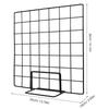 Grid Display Rack Metal Wire Desktop Panel System for Necklace Craft Show Artwork Merchandise Hanging Display Retail Counter