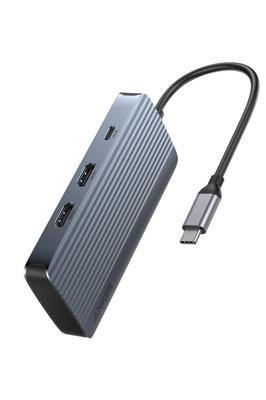 Anker Hub Dual 100W USB PD Kompatibel 4K HDMI Port 10Gbps High Speed Datenübertragung Port Kompatibel mit Macbook Pro und mehr USB-C (7-in-1,