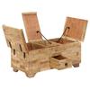 Solid Mango Wood Coffee Table 80 X 40 X 35 Cm