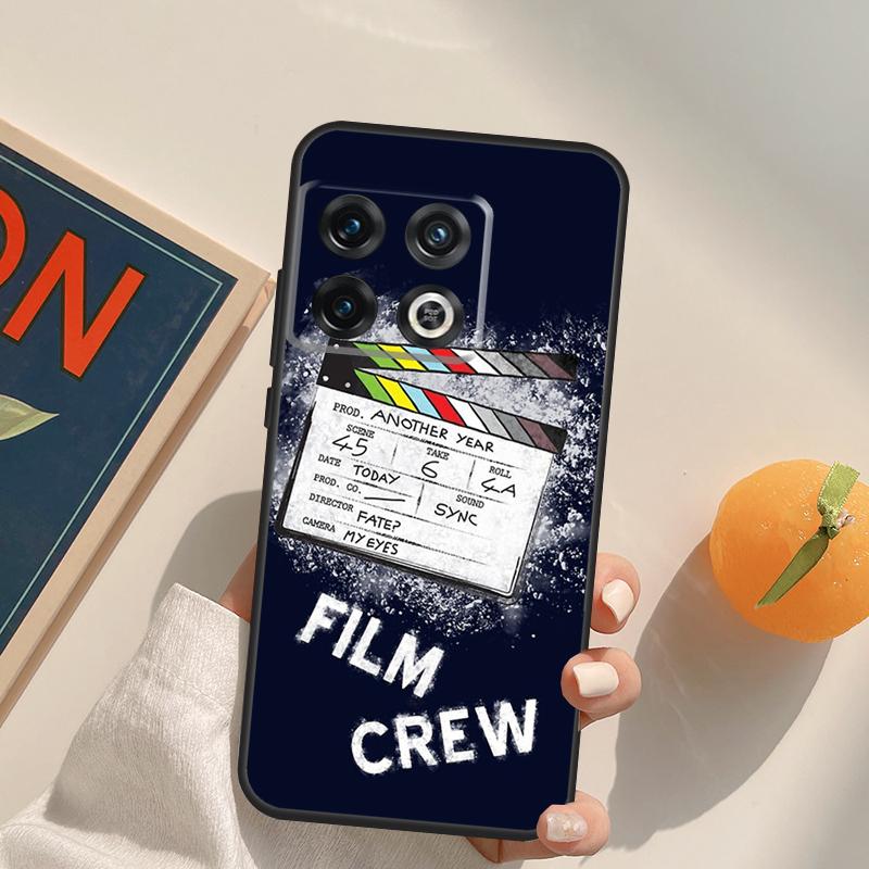 Film Movie Maker Clapperboard Take Case For OnePlus 15 13 12 11 13R 12R 10T 8T 13T OnePlus Nord 5 CE 3 2 4 Lite N20 N30 Cover