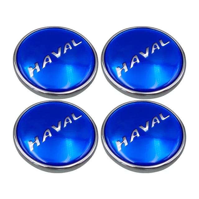 4pcs Car Wheel Hub Caps Center Cover Decoration Badg Logo Accessories For Haval F7 F7X Jolion H6 2019 2020 2021 2022