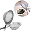 4pcs Rustproof Teas Filter Ball Stainless Steels Easy to Open Close Clip Kitchen Teas Mesh Infuser Strainer with Handle