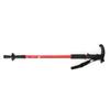 3 Section Aluminum Alloy Outdoor Trekking Pole ShockAbsorbing Walking Poles T Handle(T Handle Red )
