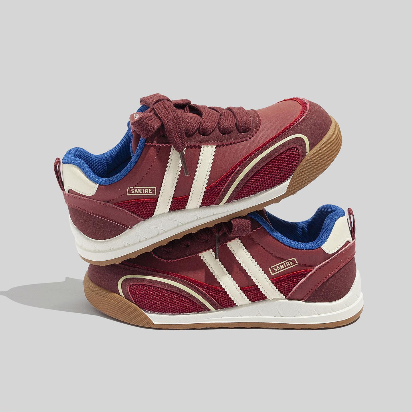 Belle thick-soled heightening German training shoes spring new soft-soled breathable sports and leisure 35