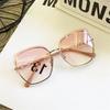 1PC Brand Designer Sun Glasses Women's Rimless Square Sunglasses Vintage Female Shades UV400 Protection Eyewear