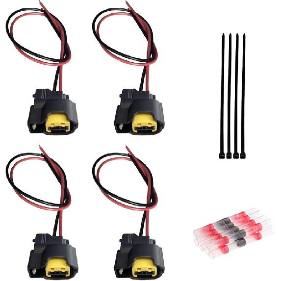 Set Of 8 Ignition Coil Module Connector Replacement For 4.6L 5.4L 6.8L Ford F150 F250 Mustang Modular Ignition Coil Pigtail Harness Plug