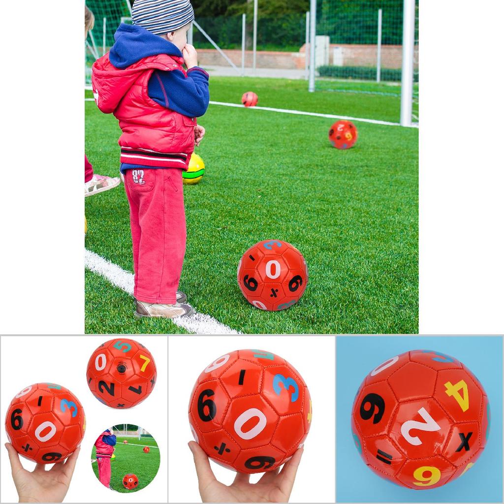Children Outdoor Sport Foot  Soccer   Size 2 Exercise Sports Equipment(Red Number)