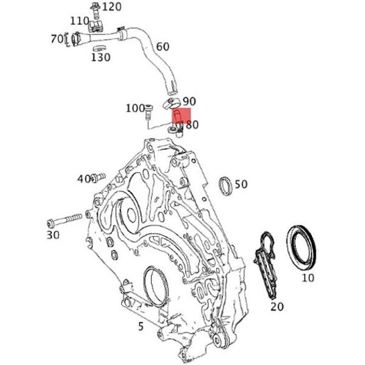 Automotive coolant Hose A0099974272 Car Coolant Hose Connector 0099974272 Auto Parts for AMG G63
