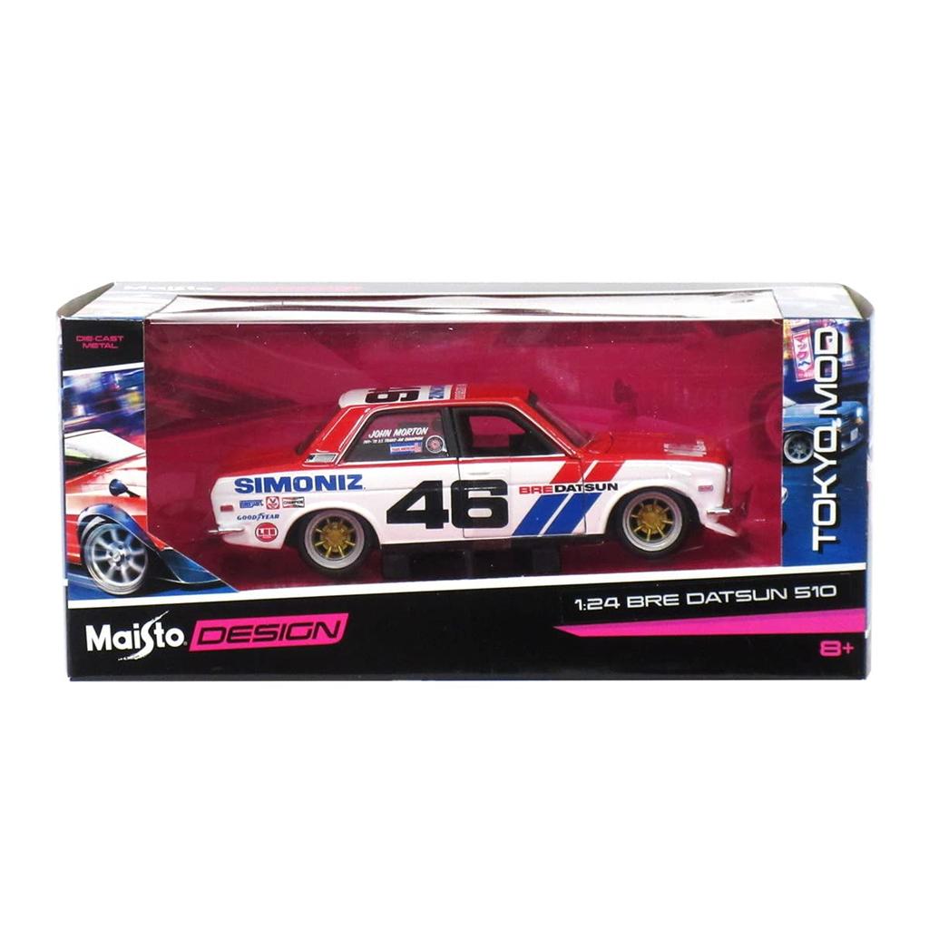 Maisto BRE Datsun 510 Maisto Design Diecast Car Diecast Model Mini Car 1/24 200-146