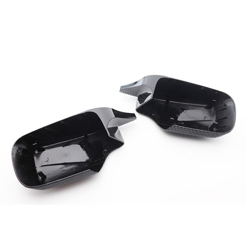 For BMW 3 Series For E46 For Sedan 1998-2005 2PCS Carbon Fiber Wing Style Car Side Mirror Cover Replacement Pair