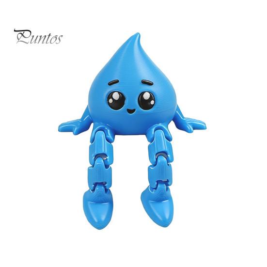 Fun Gadgets for Boredom Weather Gnome Figurine, 3D Printed Poseable Series Desk Toy, Stress Relief Fidget Toys Creative Collectible Decor Office, Gift
