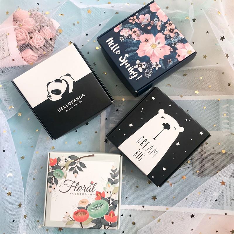 Panda-Themed Gift Box for Handmade Soap, Candy, Lipstick, or Compact Cushion