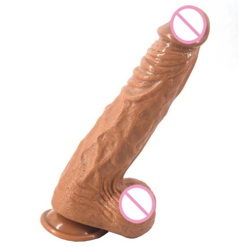 9.5 Inch Long Realistic Big Dildo Woman Masturbator Toys Female Personal Massager with Suction Cup Soft Stimulator Adult Produc