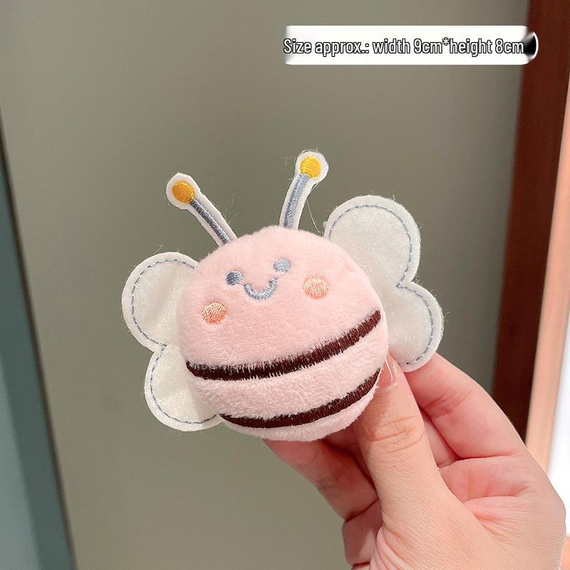 Japanese Kawaii Sunflower Panda Plush Brooch - Adorable Pin for Clothes, Bags, and Accessories.