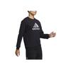 adidas Logo Print Crew Neck Sweatshirt Men Tops Black HM2960