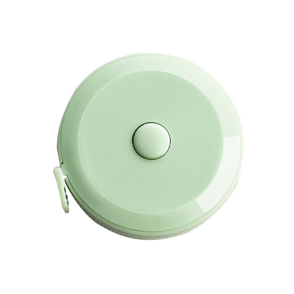 200Cm Body Measuring Tape Retractable Measuring Tape Push Button Retract Body Measurement Tape Soft Retractable Measuring Tape зелёный