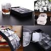 New 15 Grids Silicone Ice Cube Molds Big Square Ice Molds Reusable Whiskey Ice Cube Molds Cocktail Freezer DIY Homemade Barware
