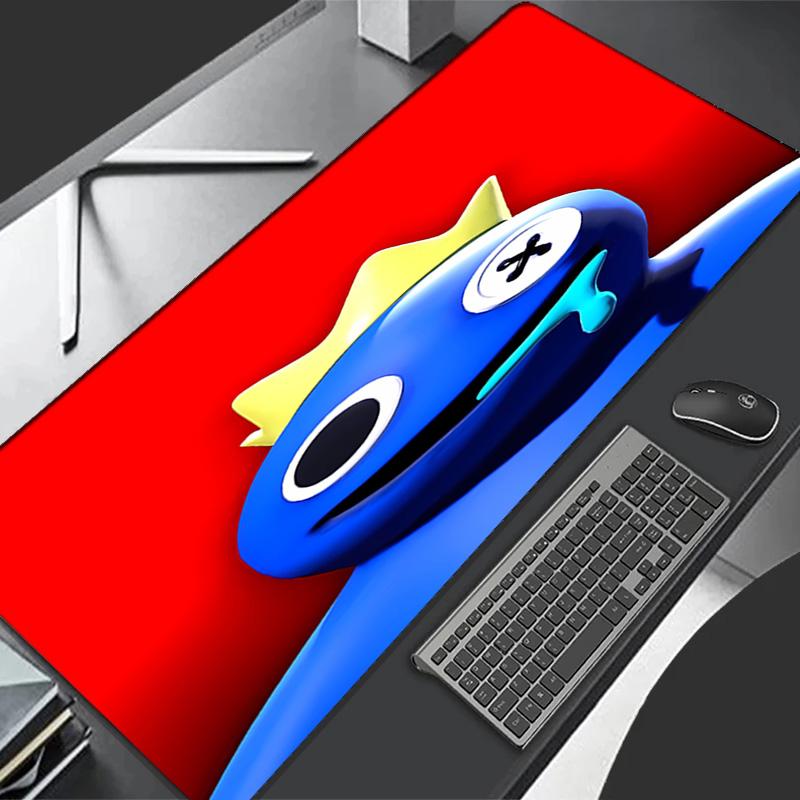 Rainbow Friends1 Theme Premium Non-slip Mouse Pad with Stitched Edges,Durable Rubber Material,for Desktop & Gaming Great Gifts