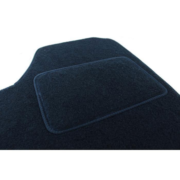 Tapis De Sol Noir Velours - J&J Automotive - Dacia Duster 2010-2014 - Sur Mesure - Antidérapant - Imperméable