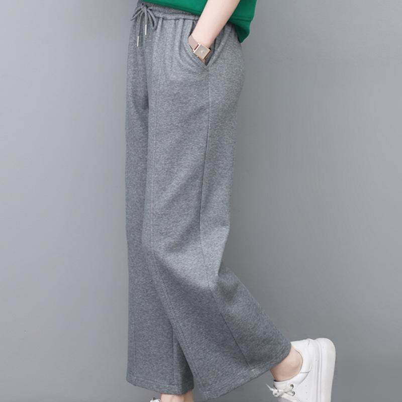 2024 Women's Fashion Wide Leg Pants: Versatile, Loose-Fitting Trousers for Spring and Autumn
