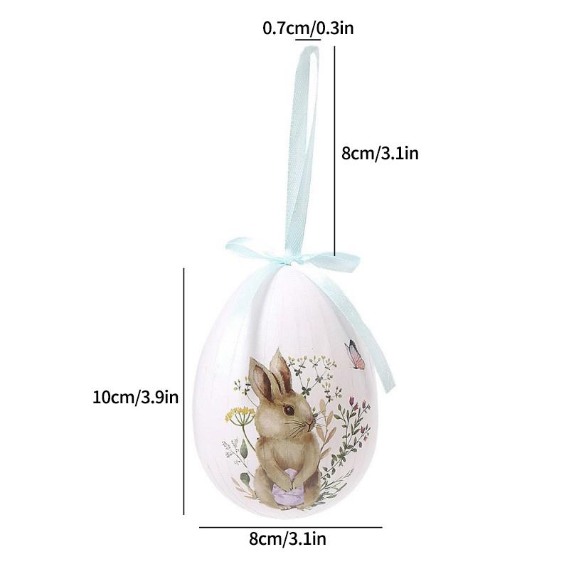Easter Decorations Easter Bunny Egg Pendant Rabbits Egg Ornament Party Favors Desk Accessories Easter Party Supplies