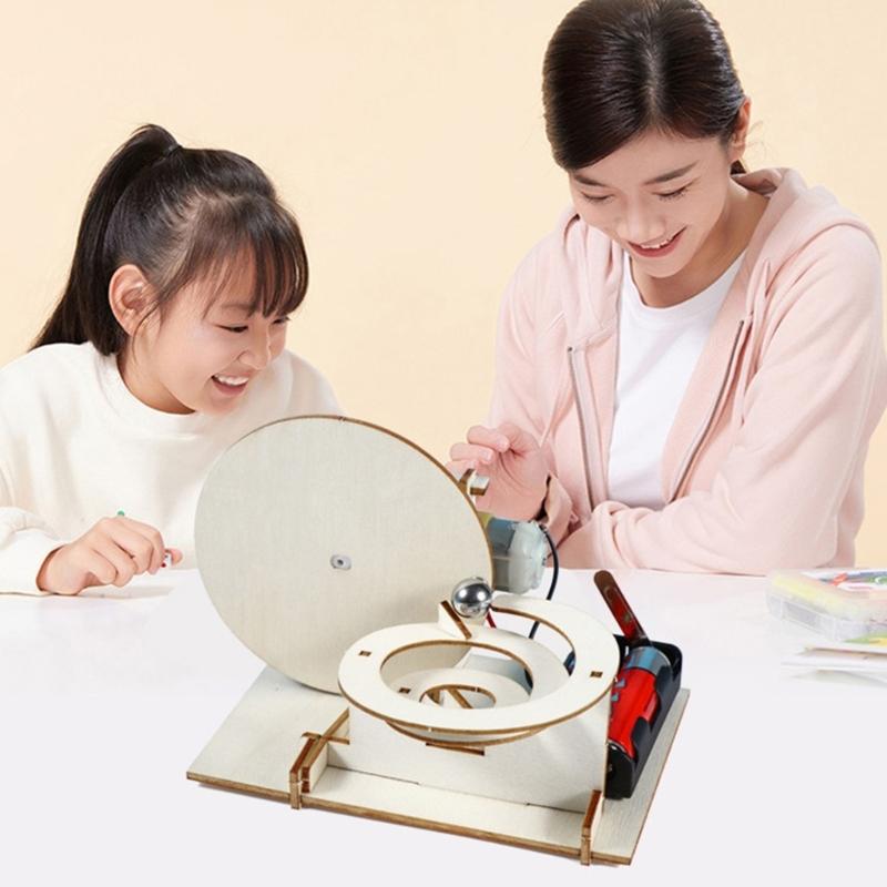 Creative STEM Toy DIY Magnetic Rolling Bead Experiment Kits For Children Physics Experiment Set Science Experiment Kits