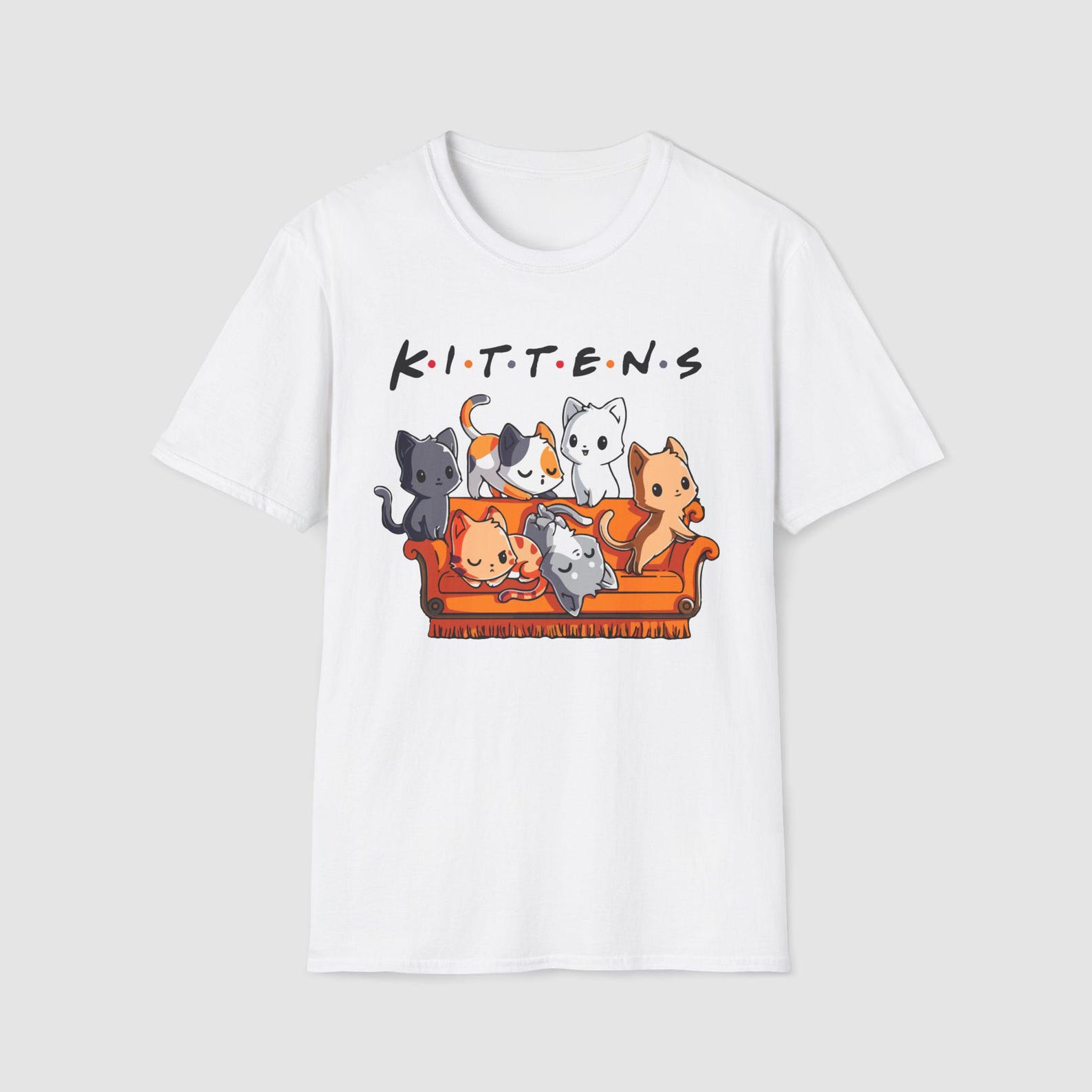 Kittens - Friends Parody (unisex tshirt) 3XL