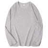 Men S Cotton Long Sleeve Round Neck Casual Solid T Shirt