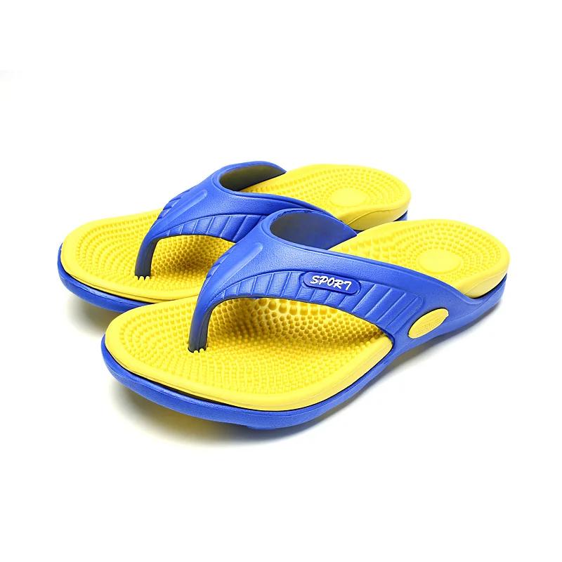 Fashion Men's Flip Flops Massage Granule Men Slippers Comfortable Beach Sandals Men Casual Shoes House Flip Flops Bathroom Shoes