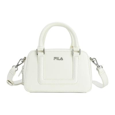 FILA Polyurethane Shoulder Bag, Crossbody Bag, Handbag Mini Women's Cloud White F13W523164FWT