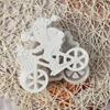 Flexible Silicone Mold Santa with Scooter Decoration Making Mould Temperature Resistant Mould for Christmas Ornament