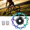 Mountain Bike Aluminium Alloy Rear Derailleur Pulley Bearing Guide Pulley Bicycle Cycling Accessory