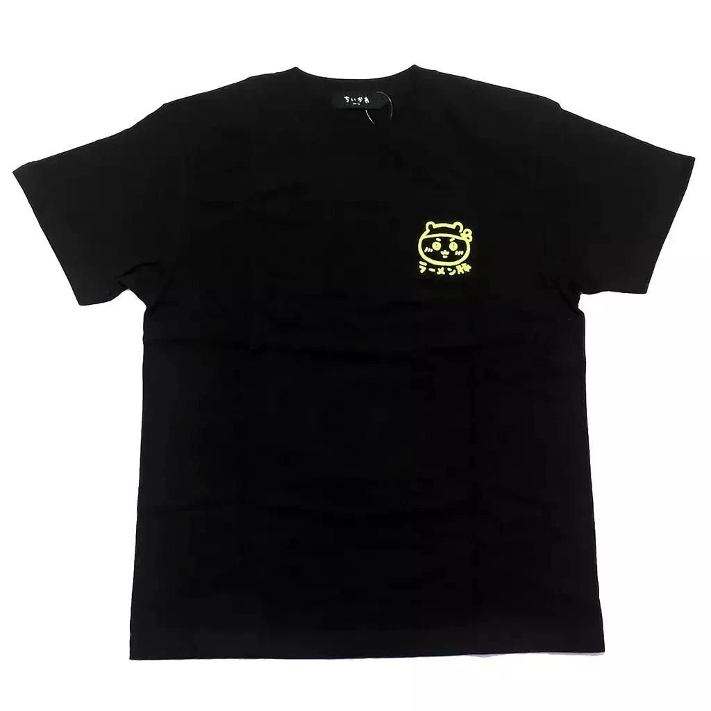 Chiikawa T-shirt Black L Chiikawa Ramen Pork (2024) XL