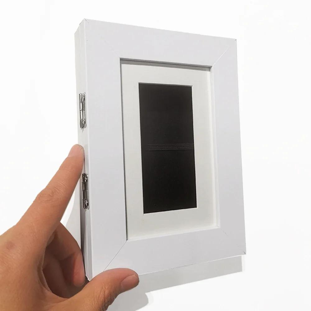 6 Inch Table Photo Frame Ornaments Hollow 3D Wood Wall Hanging Photo Frame Hiding Safe Private Money Box Picture Frame Albums