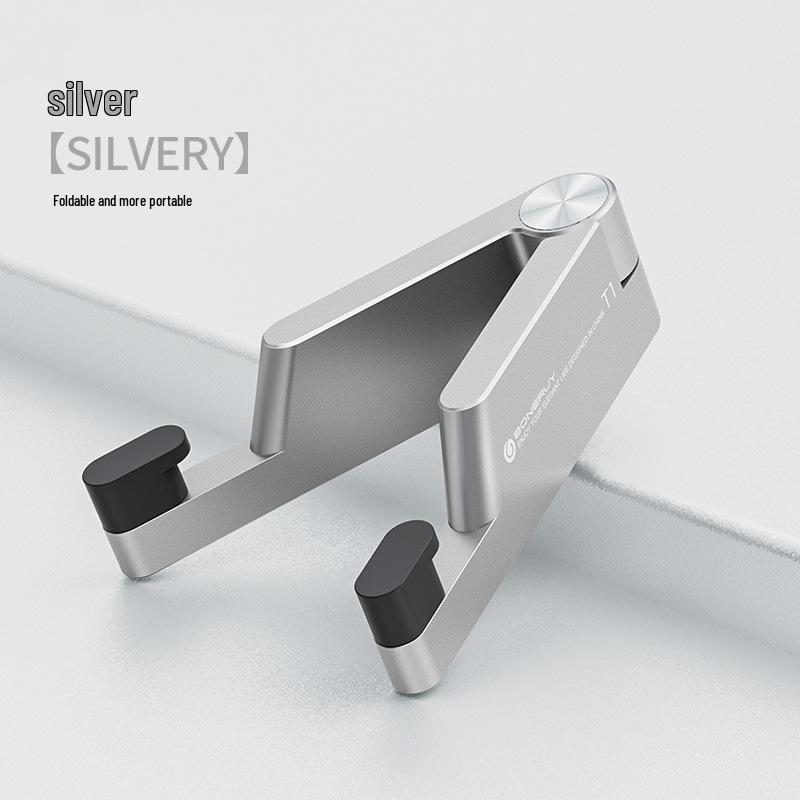 V-Shaped Metal Foldable Phone & Tablet Stand for Easy Viewing